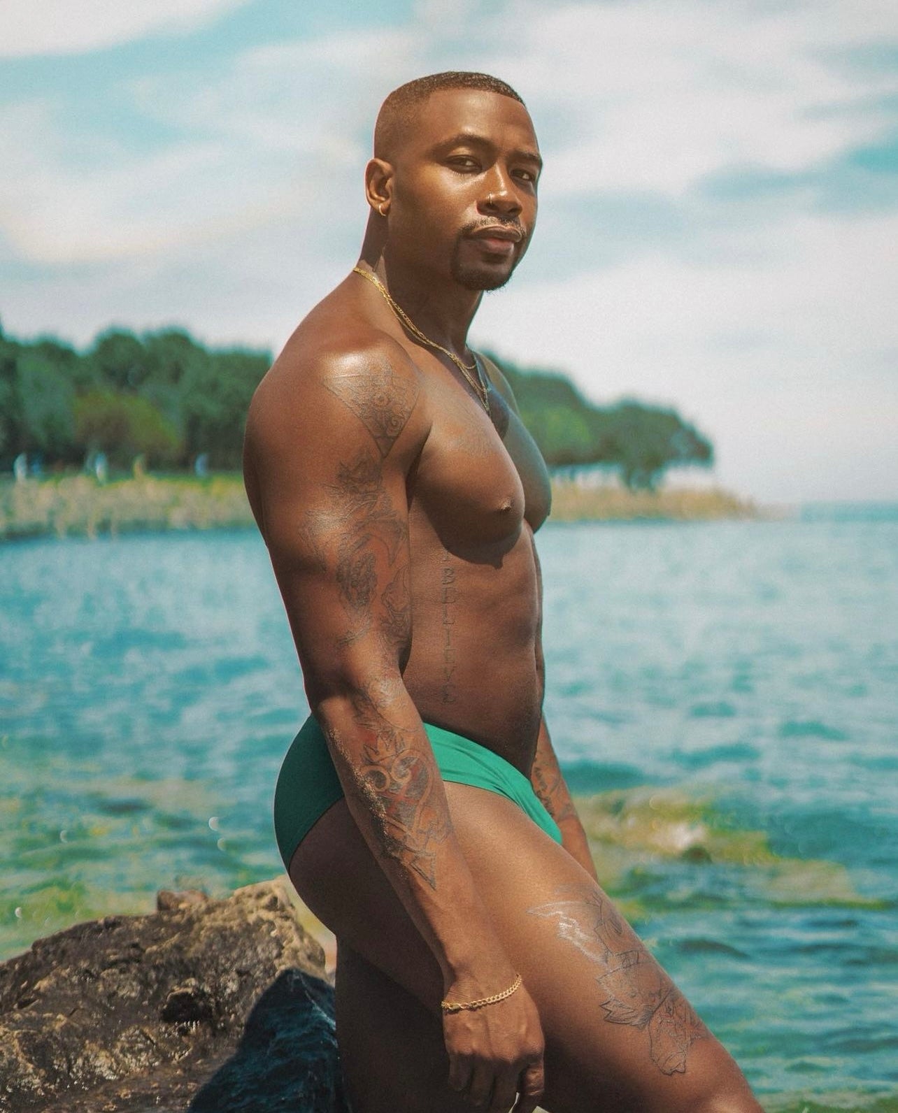 Forest Green Briefs shop debonair men